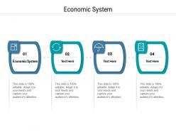 Economic system ppt powerpoint presentation templates cpb