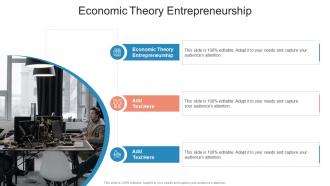 Economic Theory Entrepreneurship In Powerpoint And Google Slides Cpb