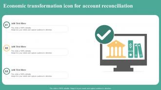 Economic Transformation Icon For Account Reconciliation