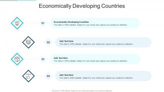 Economically Developing Countries In Powerpoint And Google Slides Cpb