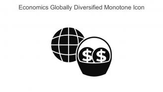 Economics Globally Diversified Monotone Icon In Powerpoint Pptx Png And Editable Eps Format