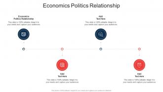 Economics Politics Relationship In Powerpoint And Google Slides Cpb