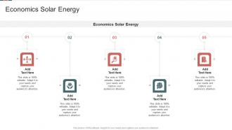 Economics Solar Energy Solar Investment In Powerpoint And Google Slides Cpb