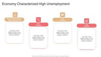 Economy Characterized High Unemployment In Powerpoint And Google Slides Cpb