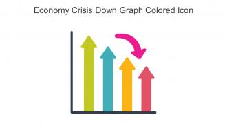 Economy Crisis Down Graph Colored Icon In Powerpoint Pptx Png And Editable Eps Format