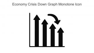 Economy Crisis Down Graph Monotone Icon In Powerpoint Pptx Png And Editable Eps Format