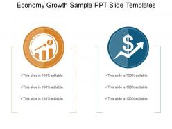 Economy growth sample ppt slide templates