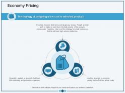 Economy Pricing Not The Strategy Ppt Powerpoint Presentation Professional Portrait