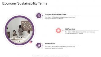 Economy Sustainability Terms In Powerpoint And Google Slides Cpb