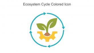 Ecosystem Cycle Colored Icon In Powerpoint Pptx Png And Editable Eps Format