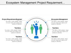 Ecosystem management project requirement engineer marketing planning customer analysis