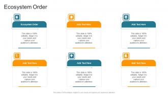 Ecosystem Order In Powerpoint And Google Slides Cpb