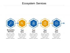 Ecosystem services ppt powerpoint presentation file slide download cpb