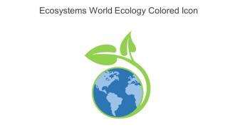 Ecosystems World Ecology Colored Icon In Powerpoint Pptx Png And Editable Eps Format