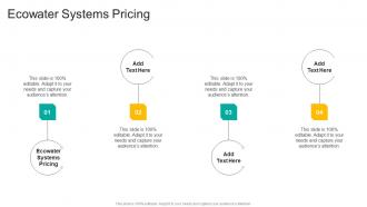 Ecowater Systems Pricing In Powerpoint And Google Slides Cpb