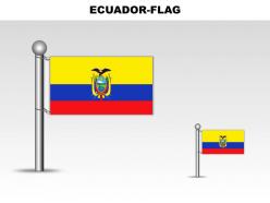 Ecuador country powerpoint flags