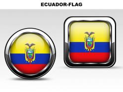 Ecuador country powerpoint flags