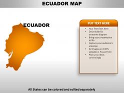 Ecuador country powerpoint maps