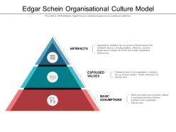 Edgar schein organisational culture model