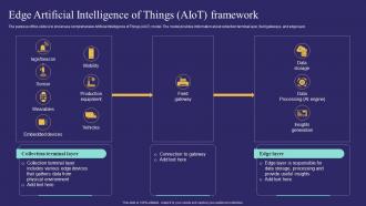 Edge Artificial Intelligence Of Things Aiot Framework Unlocking Potential Of Aiot IoT SS