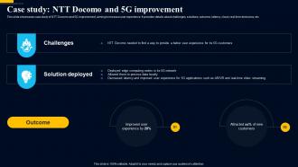 Edge Computing Technology Case Study NTT Docomo And 5G Improvement AI SS