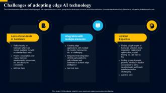 Edge Computing Technology Challenges Of Adopting Edge AI Technology AI SS