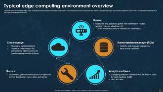 Edge Computing Technology IT Typical Edge Computing Environment Overview Ppt Icon Themes