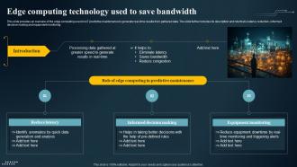 Edge Computing Technology Used To Save IoT Predictive Maintenance Guide IoT SS