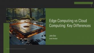 Edge Computing Vs Cloud Computing Key Differences PPT Example AT