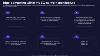 Edge Computing Within The 5g Network Architecture Functions Of 5g Technology