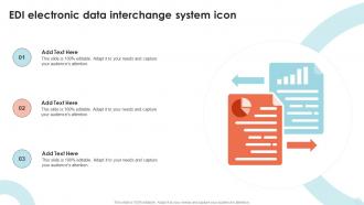 EDI Electronic Data Interchange System Icon