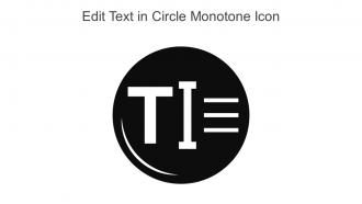 Edit Text In Circle Monotone Icon In Powerpoint Pptx Png And Editable Eps Format