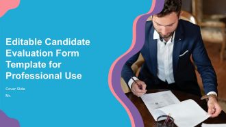 Editable Candidate Evaluation Form Template For Professional Use PPT H