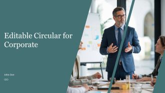 Editable Circular For Corporate PPT Structure AT