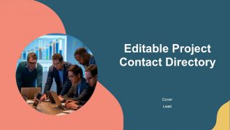 Editable Project Contact Directory For Multiple Project Teams PPT Sample AT
