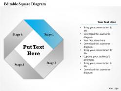 49203678 style division non-circular 4 piece powerpoint presentation diagram infographic slide