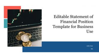 Editable Statement Of Financial Position Template For Business Use PPT H