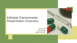 Editable Thermometer PPT Presentation AT
