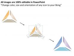 Editable triangle diagram for powerpoint