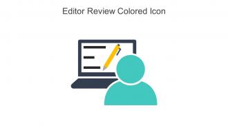 Editor Review Colored Icon In Powerpoint Pptx Png And Editable Eps Format