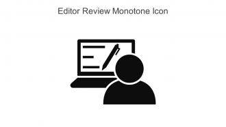 Editor Review Monotone Icon In Powerpoint Pptx Png And Editable Eps Format