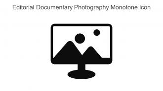 Editorial Documentary Photography Monotone Icon In Powerpoint Pptx Png And Editable Eps Format