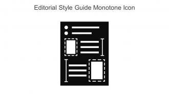 Editorial Style Guide Monotone Icon In Powerpoint Pptx Png And Editable Eps Format