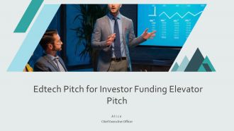 Edtech Pitch For Investor Funding Elevator Pitch PPT Mockup AT Edtech Pitch For Investor Funding Elevator Pitch PPT Mockup AT