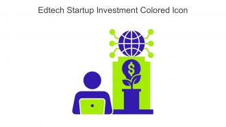 Edtech Startup Investment Colored Icon In Powerpoint Pptx Png And Editable Eps Format