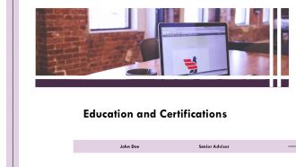 Education And Certifications PPT Guidelines AT