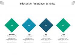 Education assistance benefits ppt powerpoint presentation infographics file formats cpb