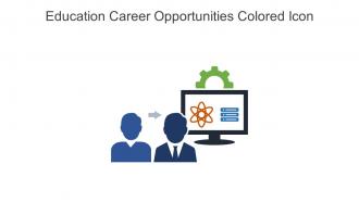 Education Career Opportunities Colored Icon In Powerpoint Pptx Png And Editable Eps Format