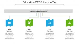 Education Cess Income Tax Ppt Powerpoint Presentation Layouts Inspiration Cpb