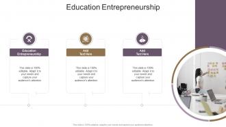 Education Entrepreneurship In Powerpoint And Google Slides Cpb